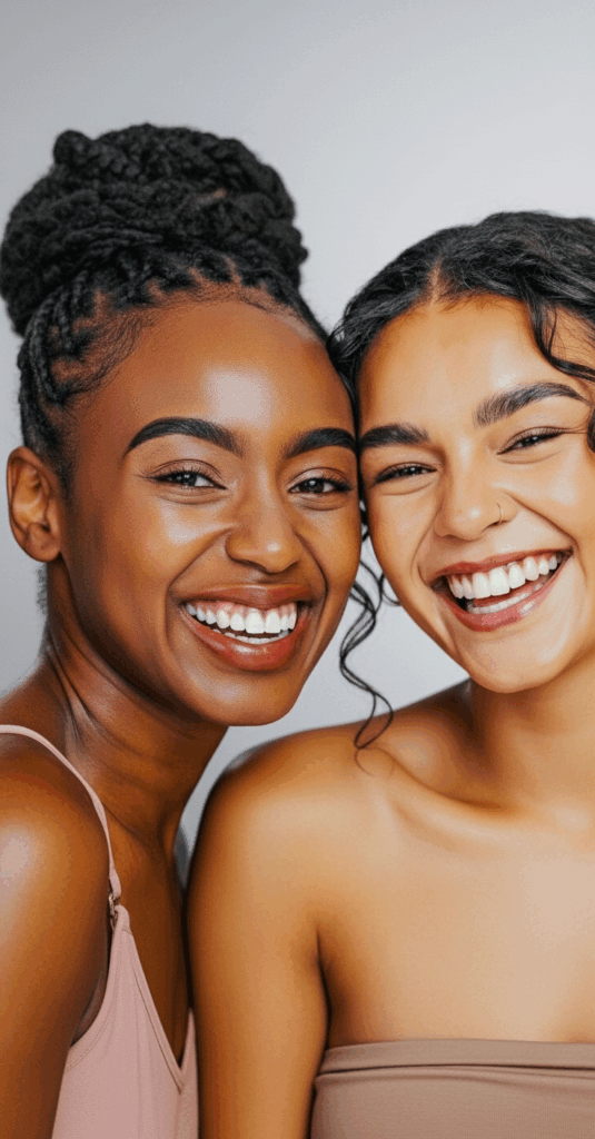 girl holding Invisalign Clear Aligners