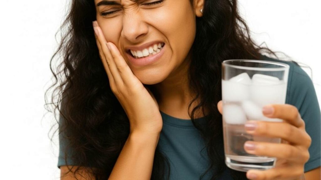 girl holding Invisalign Clear Aligners
