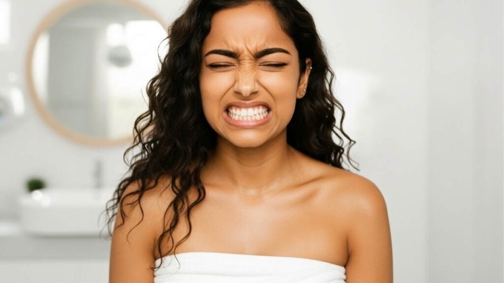 girl holding Invisalign Clear Aligners