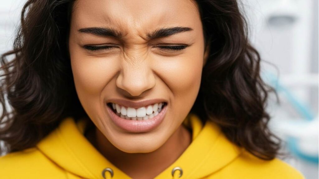 girl holding Invisalign Clear Aligners